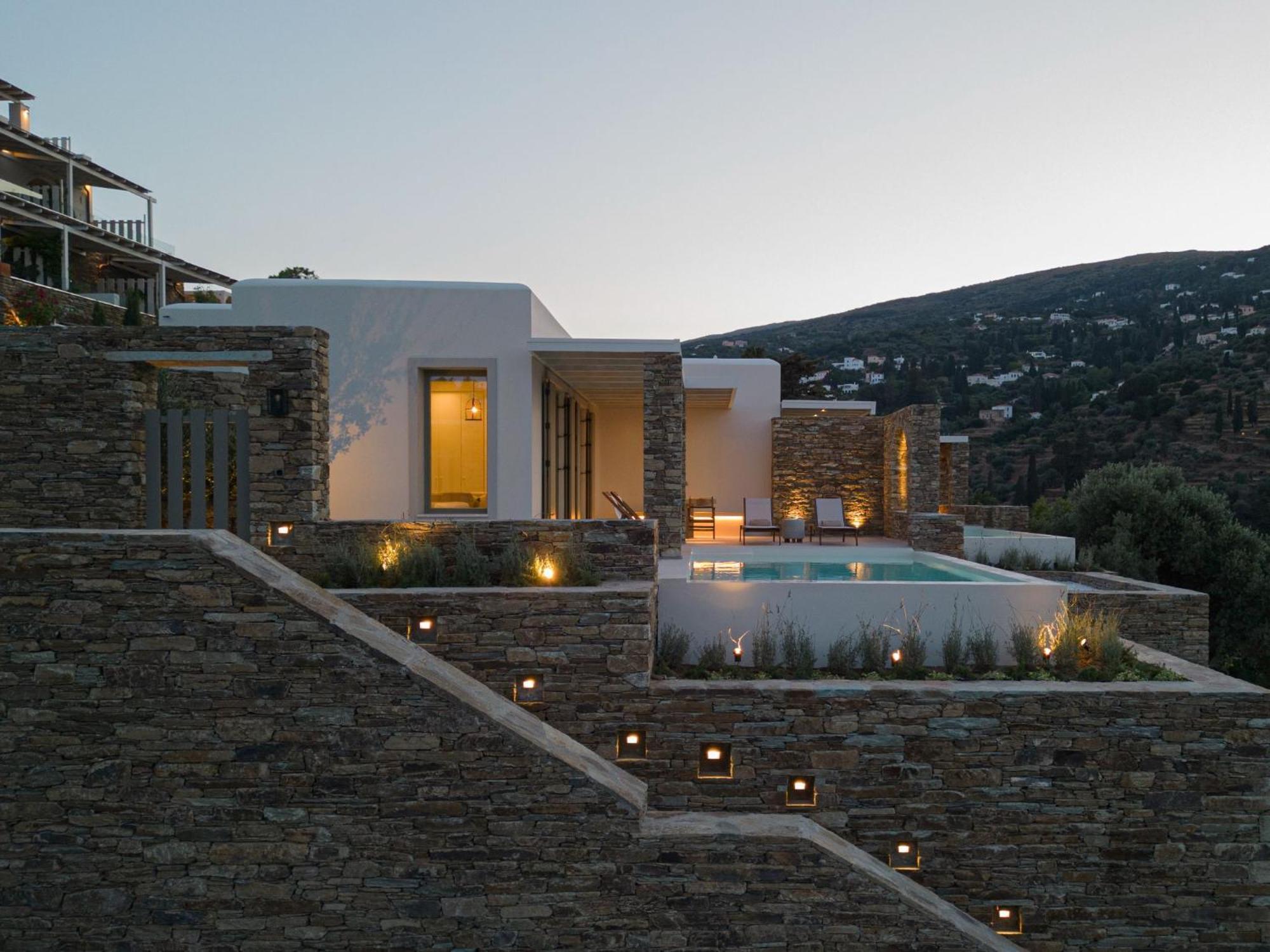 Casa Di Fiori Andros Suites Стая снимка