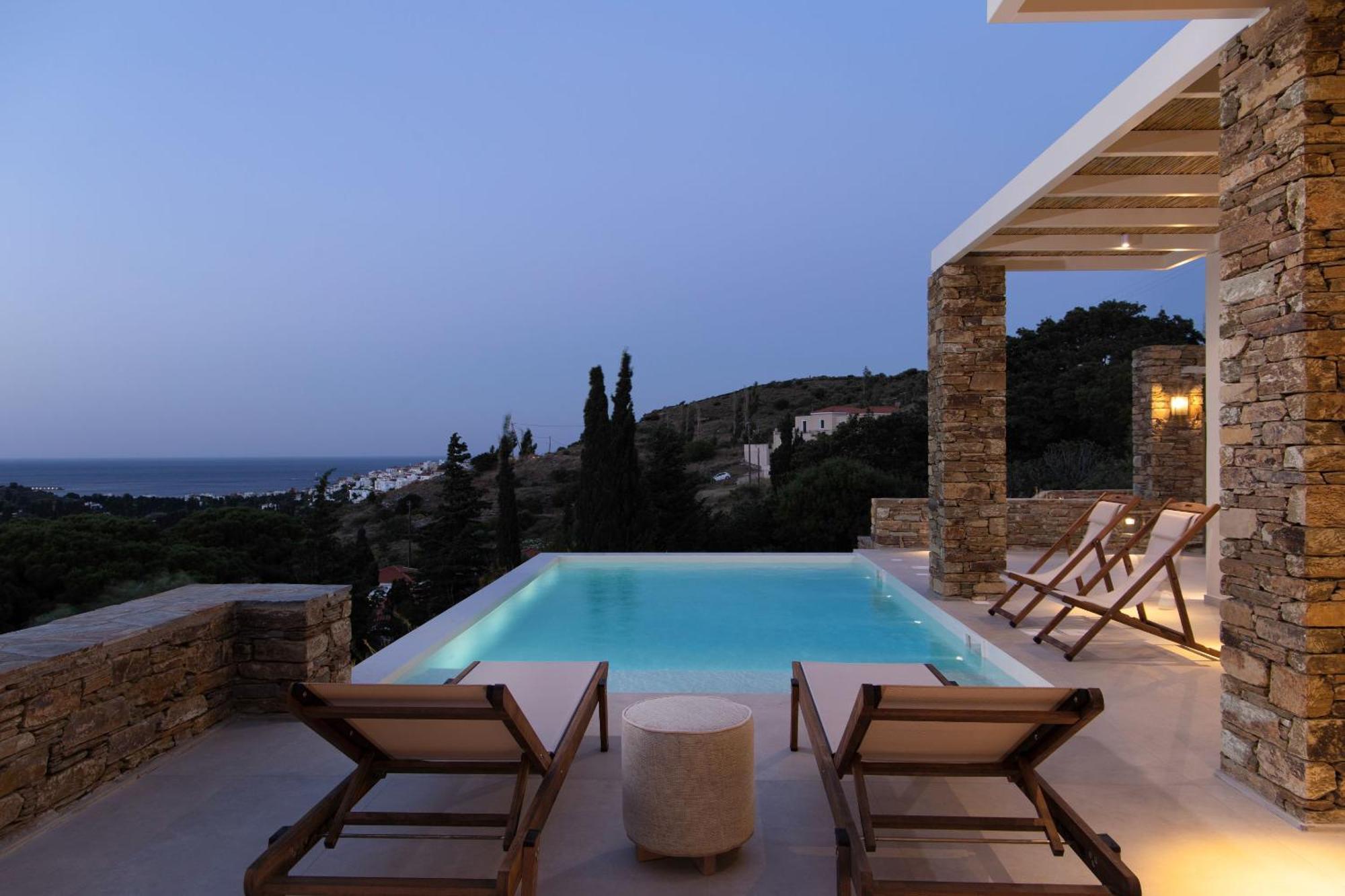 Casa Di Fiori Andros Suites Стая снимка