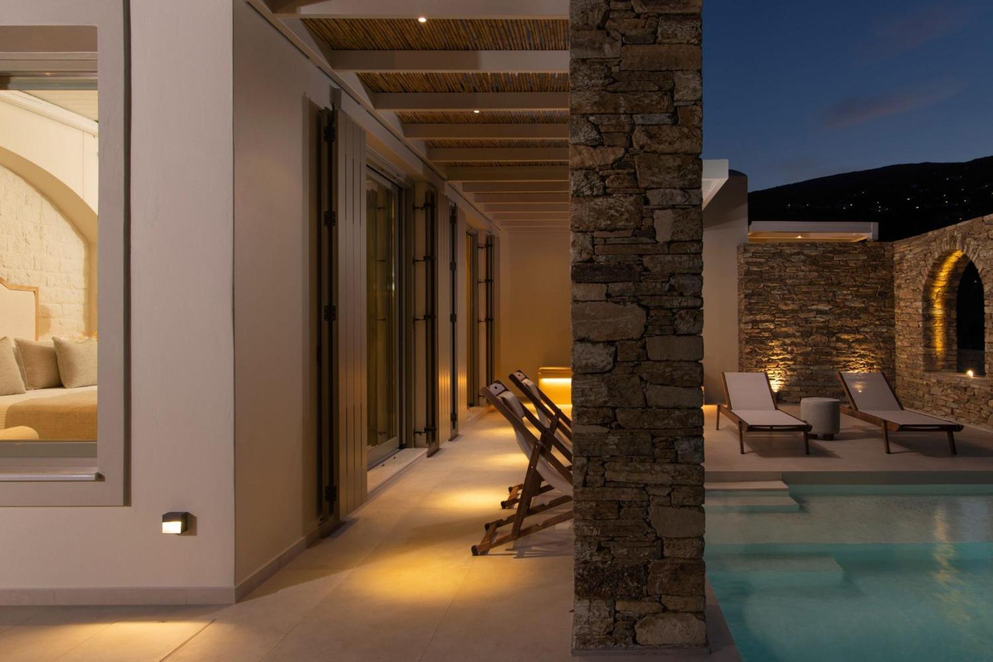 Casa Di Fiori Andros Suites Стая снимка