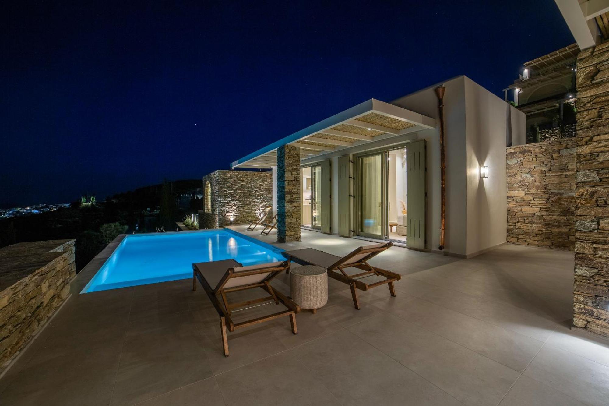 Casa Di Fiori Andros Suites Стая снимка