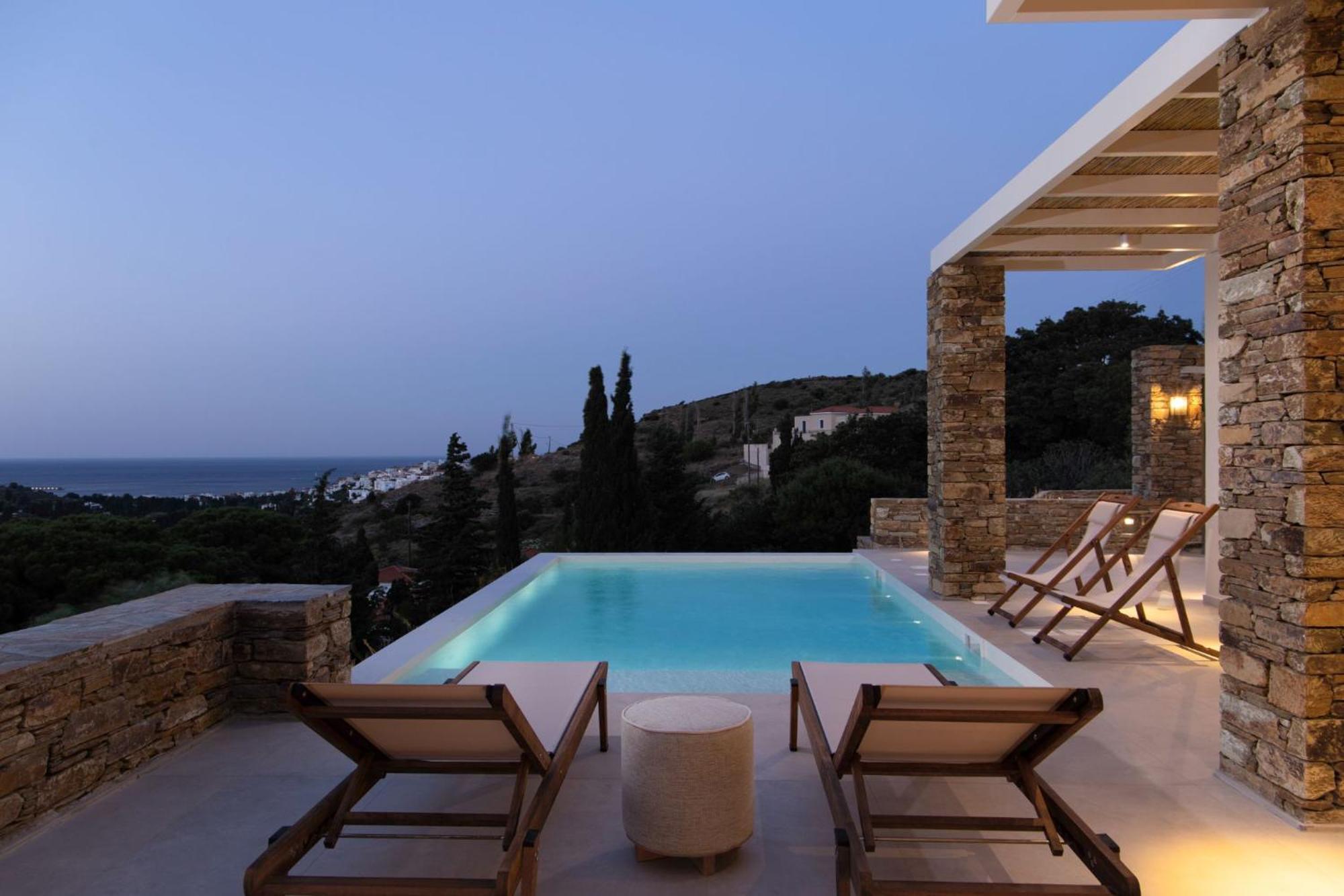 Casa Di Fiori Andros Suites Стая снимка