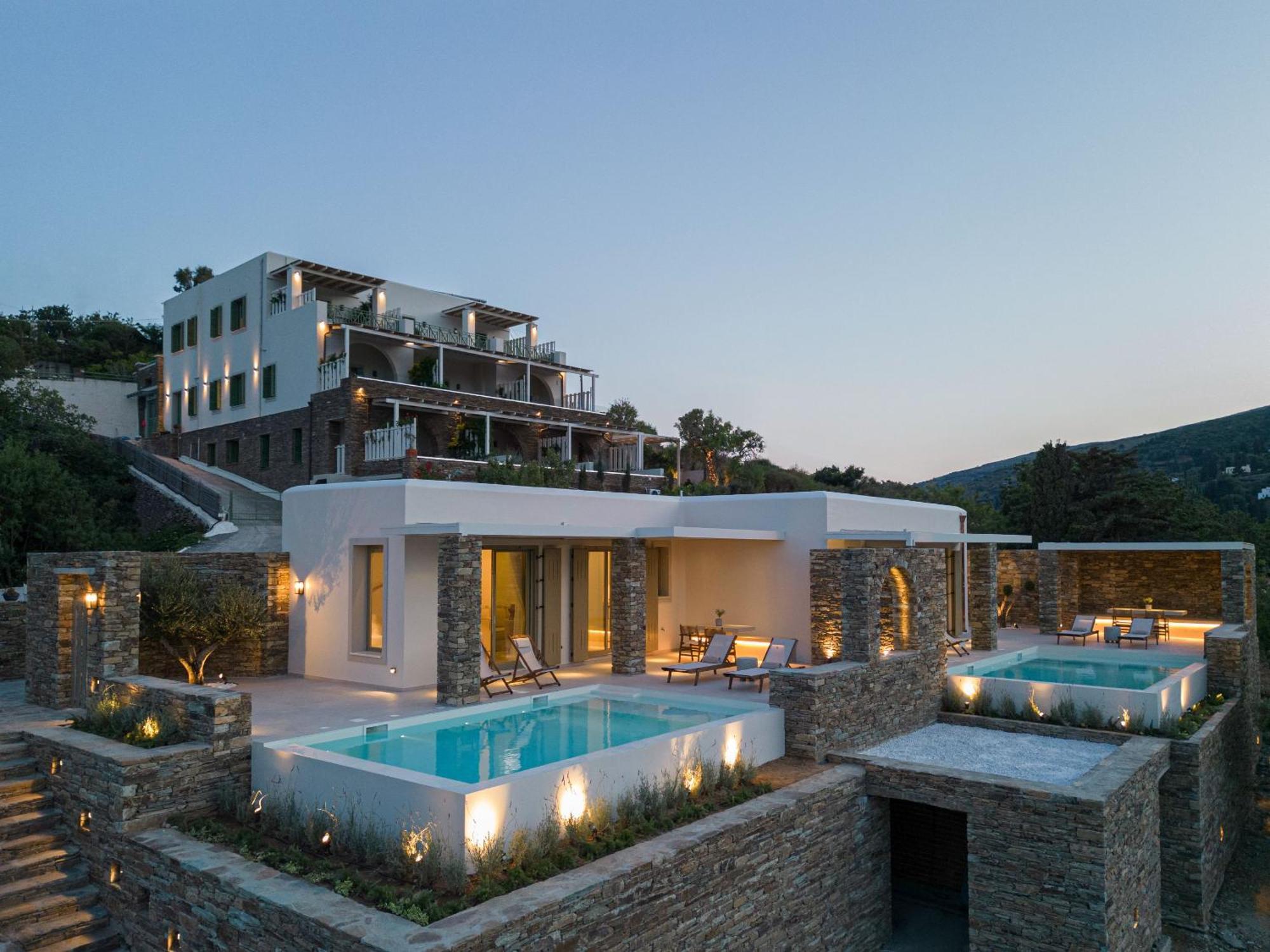 Casa Di Fiori Andros Suites Стая снимка